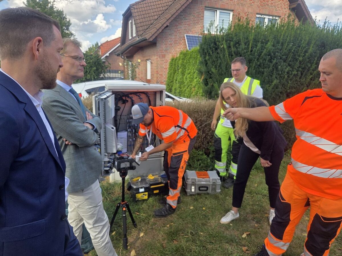 Abschluss des Glasfaserausbaus im Landkreis