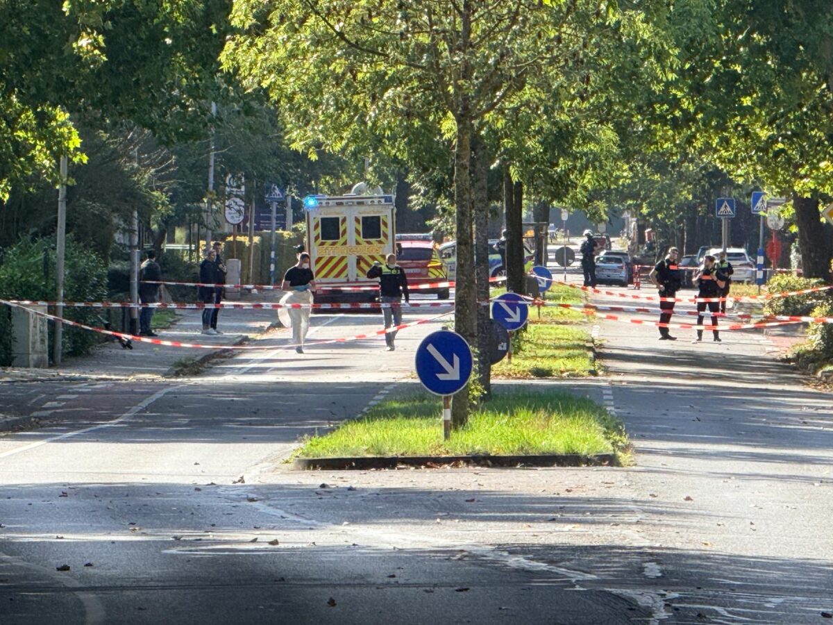 Schüsse in der Rehmstraße in Osnabrück? Polizei rückt mit Großaufgebot aus Polizei in der Rehmstraße in Osnabrück. / Foto: Pohlmann