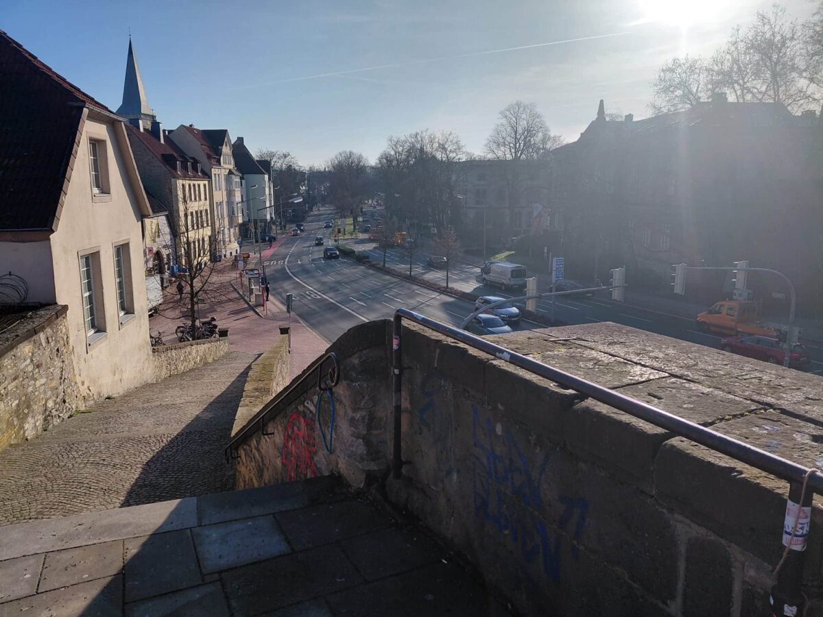 Ausblick auf den Wall / Foto: Justus Hanneken