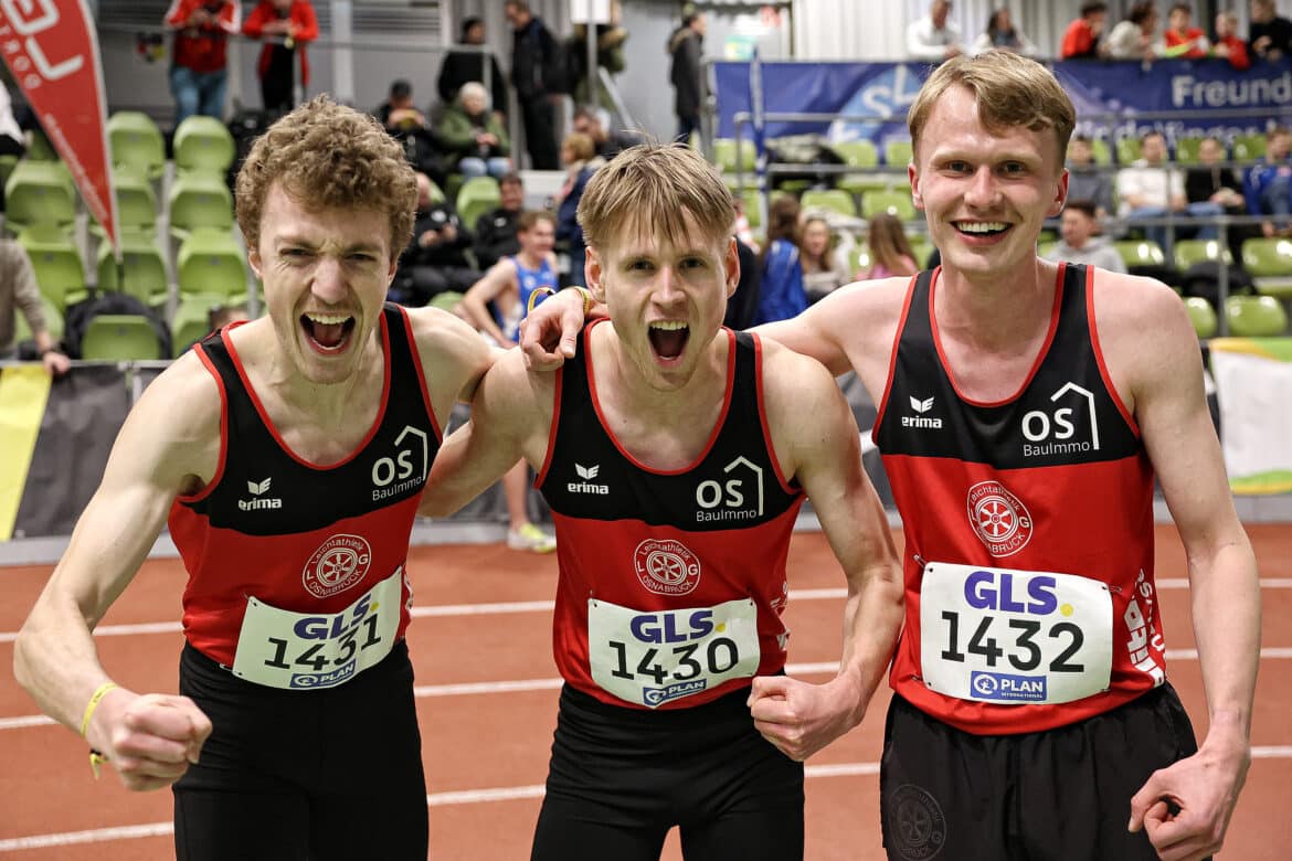 LG-Staffel jubelt über Silber und Weser-Ems-Rekord bei Deutschen Hallenmeisterschaften.