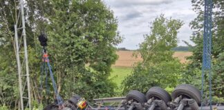 Unfall auf A30 bei Melle, / Foto: Heiko Westermann