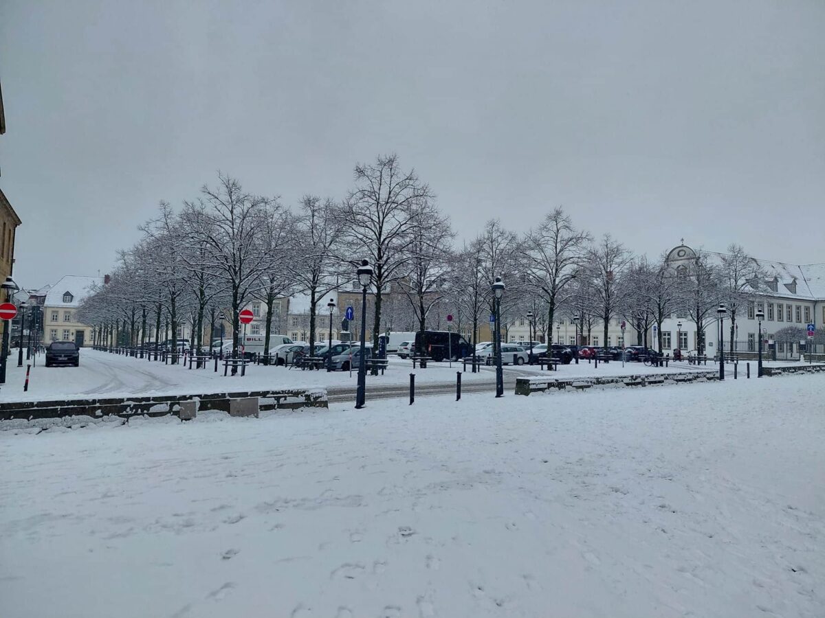  Große Domsfreiheit im Schnee / Foto: Justus Hanneken