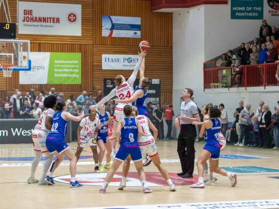 GiroLive Panthers vs. BC Pharmaserv Marburg Blue Dolphins am 26.10.2025. / Foto: Alexander Reinhard