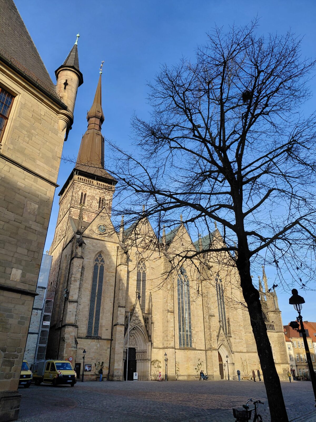 Marienkirche im schönsten Sonnenschein/Foto: Justus Hanneken