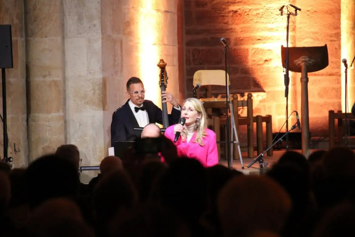 Sopranistin Margareta Bengtson im Osnabrücker Dom. / Foto: Dominik Lapp in Innenstadt