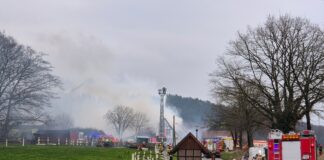 Feuer in Hagen a.T.W.