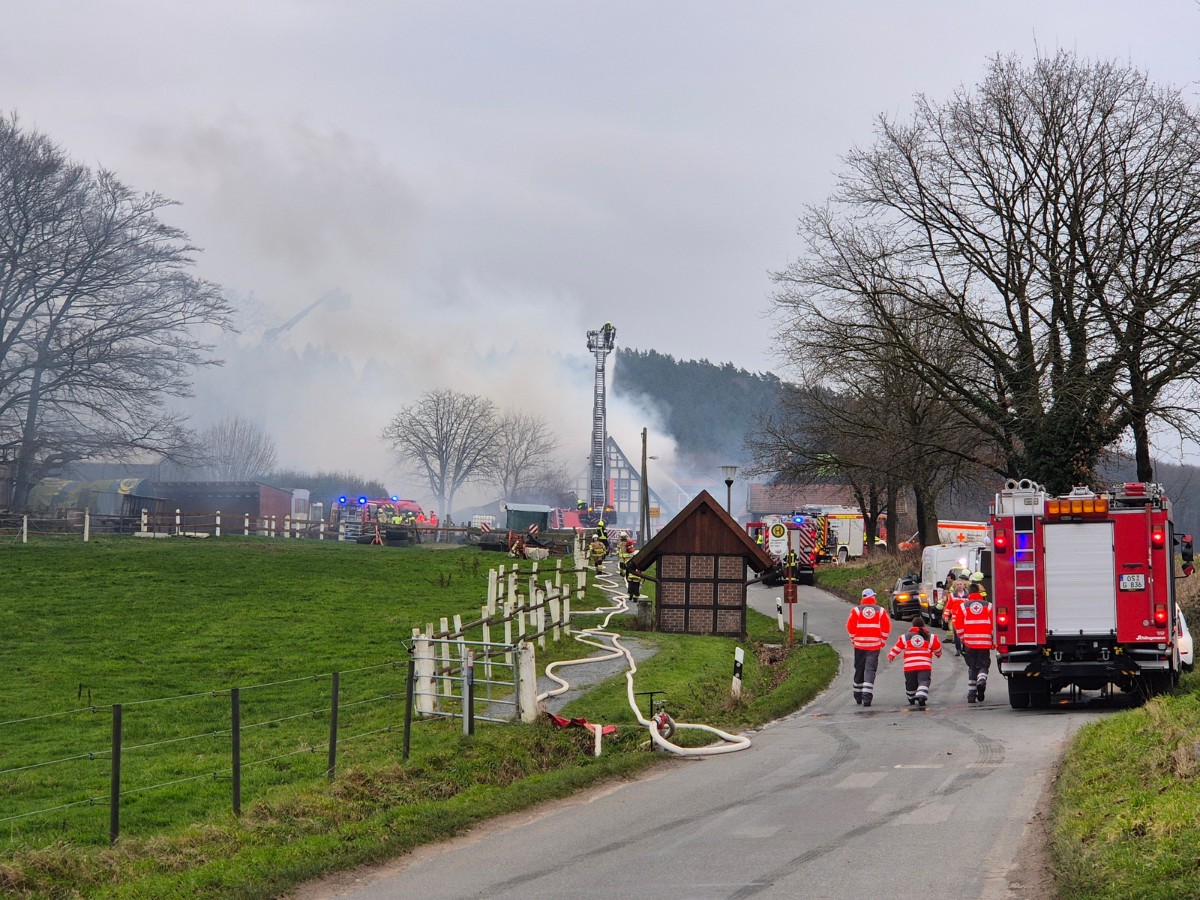 Feuer in Hagen a.T.W.