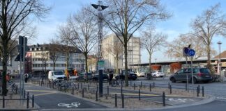 Radboulevard am Hauptbahnhof Osnabrück. / Foto: Dominik Lapp