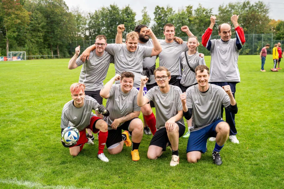 Die grauen Mäuse holten sich beim Turnier den Gesamtsieg. / Foto: Silke Wagener-Schawe