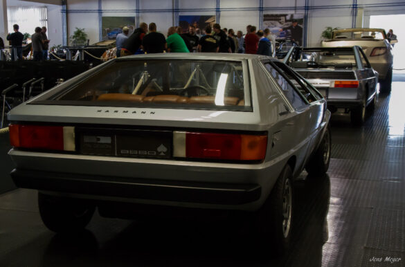 Familientreffen aller Karmann-Fahrzeuge am Werk