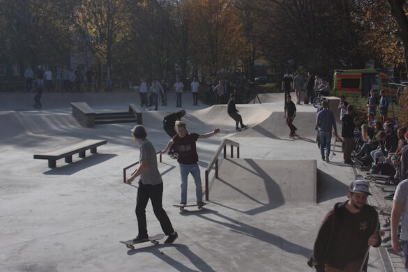 Eröffnung des Skateparks in Osnabrück an der Liebigstraße