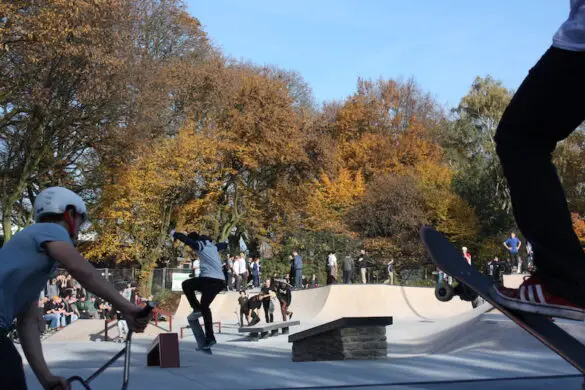 Eröffnung des Skateparks in Osnabrück an der Liebigstraße