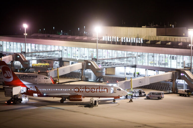 Flughafen Münster Osnabrück FMO Flugfeld