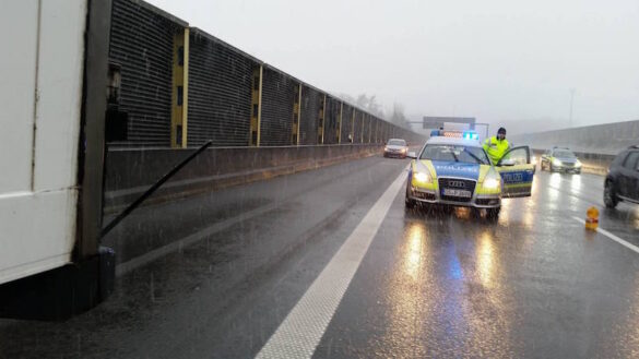Unfall A1 bei Osnabrück