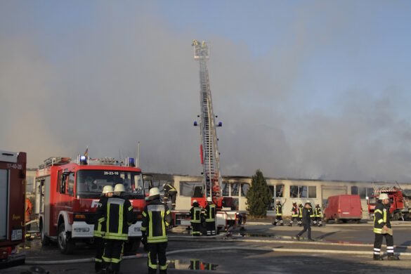 Großbrand in Bad Essen bei Osnabrück