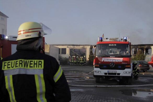 Großbrand in Bad Essen bei Osnabrück