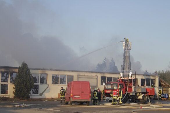 Großbrand in Bad Essen bei Osnabrück
