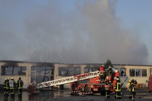 Großbrand in Bad Essen bei Osnabrück