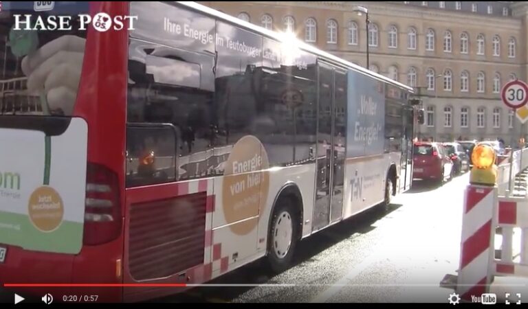 Bus auf dem Neumarkt Osnabrück