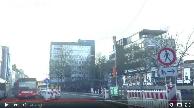 Freie Fahrt auf dem Neumarkt in Osnabrück