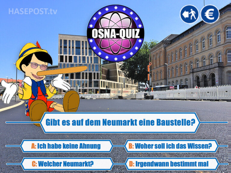 Pinochio im städtischen Bauamt Osnabrück