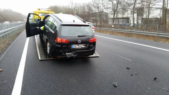 Unfall Autobahn A33 bei Osnabrück
