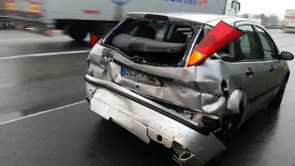 Unfall auf der Autobahn A1