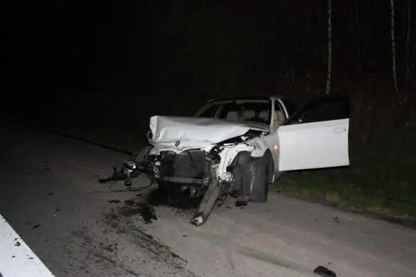 A30: PKW verunfallt mit hoher Geschwindigkeit