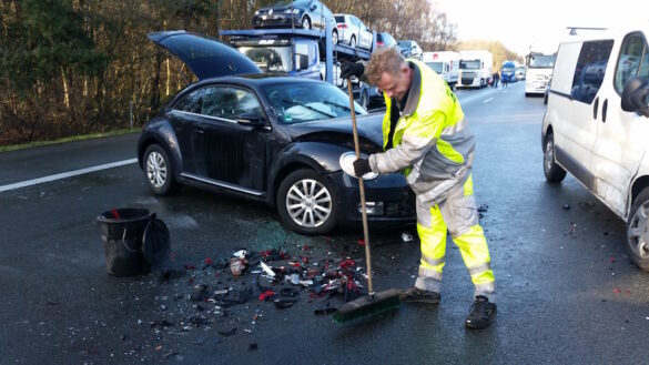 Mehrere Unfälle auf der A1 zwischen Bramsche und Osnabrück