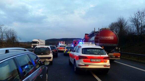 Unfall auf der Autobahn A33 bei Osnabrück