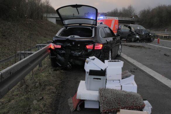 Unfall auf der Autobahn A33 bei Osnabrück