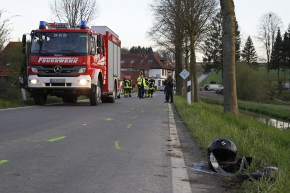 Motorradfahrer verunfallt im Landkreis Osnabrück
