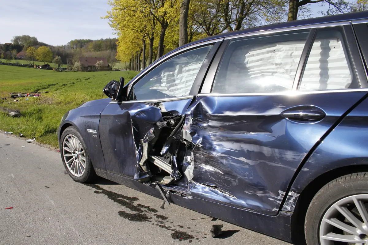 2016-04-21_VU-Motorrad-gegen-PKW-Hilter_002 Motorradfahrer bei Unfall schwer verletzt
