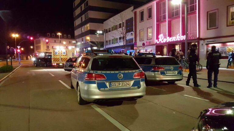 Polizeieinsatz Rosenplatz Osnabrück