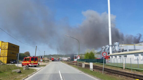 Vollbrand in Recyclinganlage Osnabrück