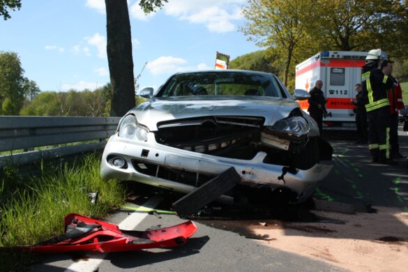 Motorradunfall in Hilter/Borgloh