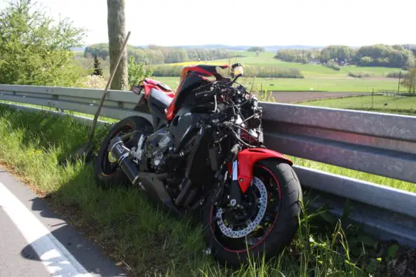 Motorradunfall in Hilter/Borgloh