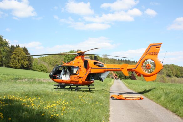 Rettungshubschrauber im Einsatz