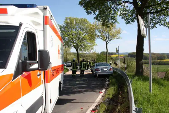 Motorradunfall in Hilter/Borgloh