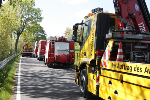 Motorradunfall in Hilter/Borgloh