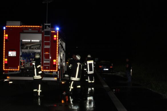 2016-05-19_PKW-Brand-Autobahn-A33_001 PKW brennt auf der A33 komplett aus