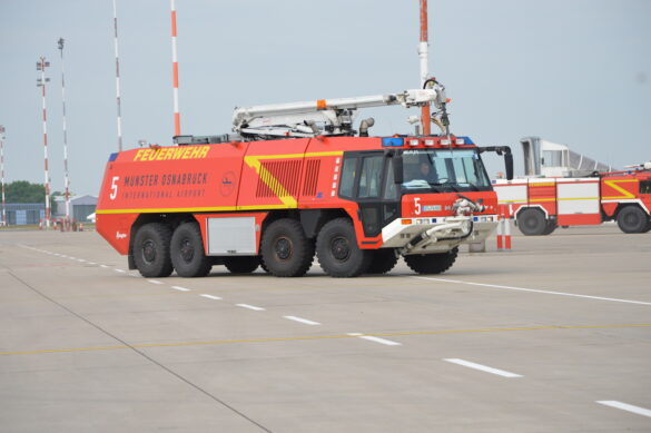 1.100 Helfer im Einsatz bei Notfallübung am Flughafen Münster/Osnabrück (FMO)