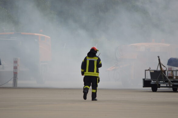 1.100 Helfer im Einsatz bei Notfallübung am Flughafen Münster/Osnabrück (FMO)