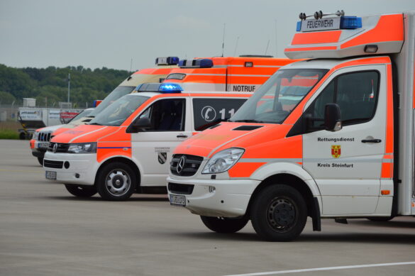 1.100 Helfer im Einsatz bei Notfallübung am Flughafen Münster/Osnabrück (FMO)