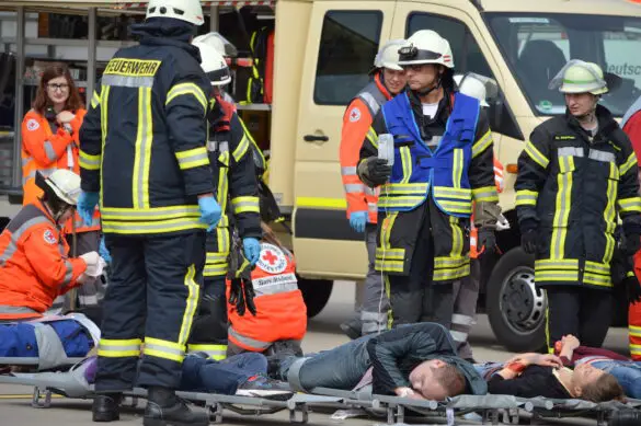 1.100 Helfer im Einsatz bei Notfallübung am Flughafen Münster/Osnabrück (FMO)
