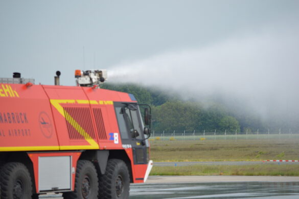 1.100 Helfer im Einsatz bei Notfallübung am Flughafen Münster/Osnabrück (FMO)