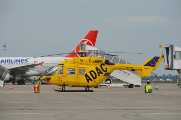 1.100 Helfer im Einsatz bei Notfallübung am Flughafen Münster/Osnabrück (FMO)