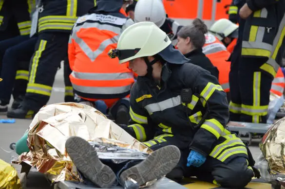 1.100 Helfer im Einsatz bei Notfallübung am Flughafen Münster/Osnabrück (FMO)