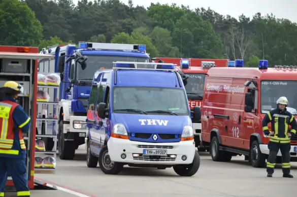 1.100 Helfer im Einsatz bei Notfallübung am Flughafen Münster/Osnabrück (FMO)
