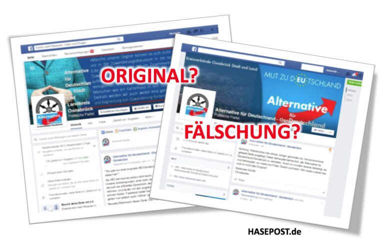 AfD Osnabrück original oder Fälschung